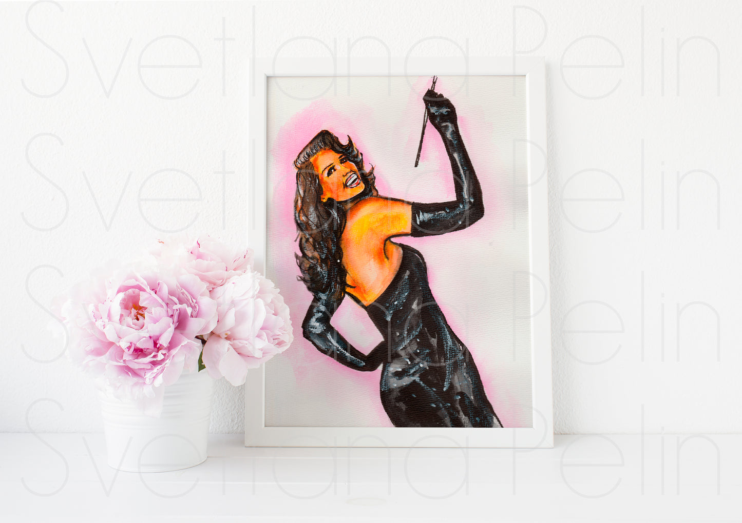 Rita Hayworth, Gilda, ART PRINT Signed by Artist