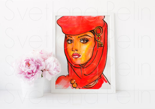 Rekha, ART PRINT Signed by Artist