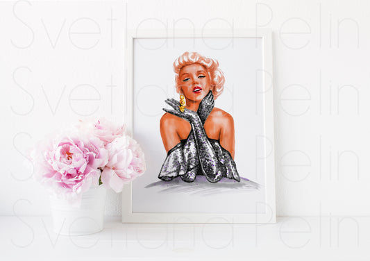 Marilyn Monroe, Milton Greene, ART PRINT Signed by Artist