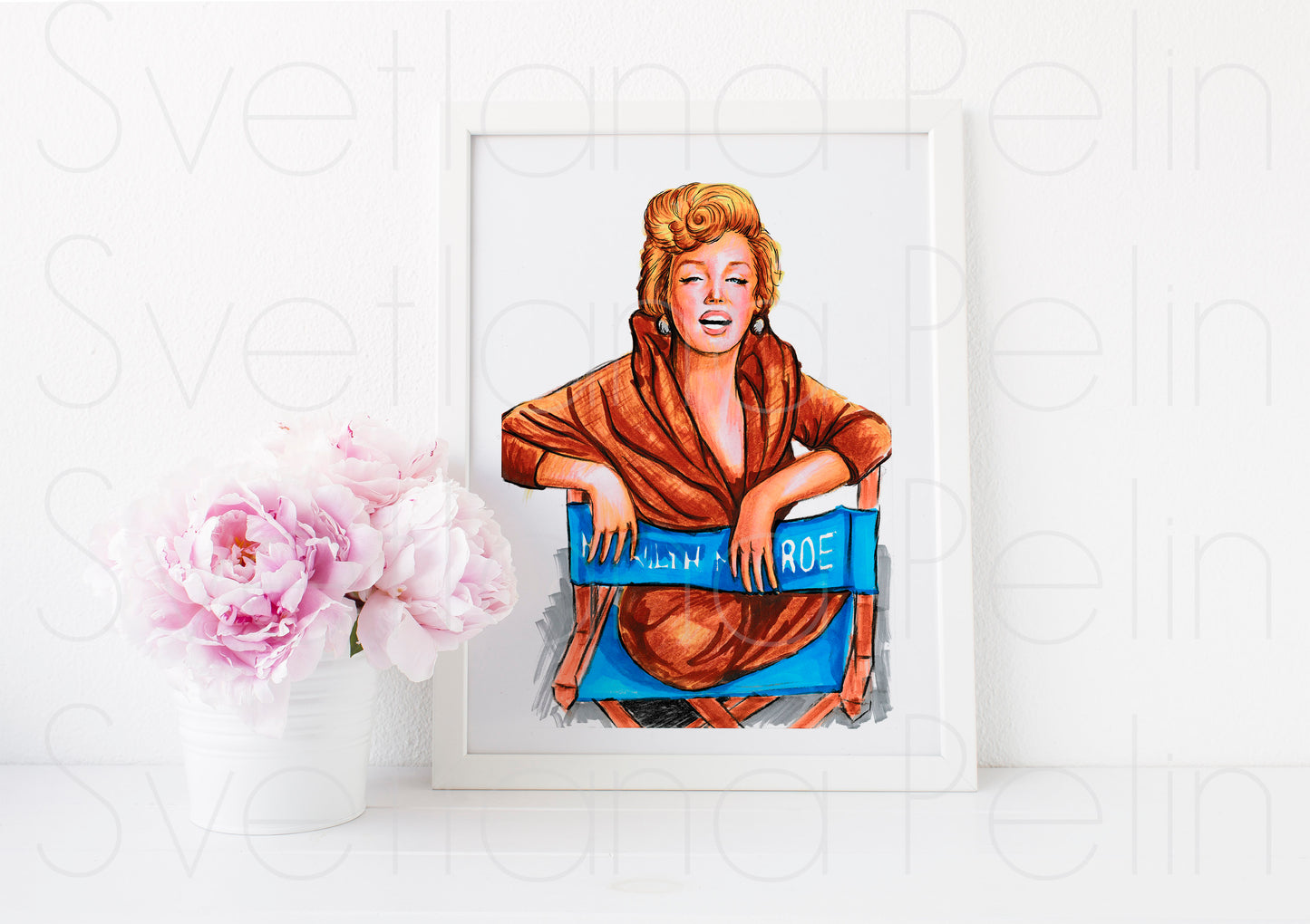 Marilyn Monroe, There's No Business Like Show Business, TNBLS, ART PRINT Signed by Artist