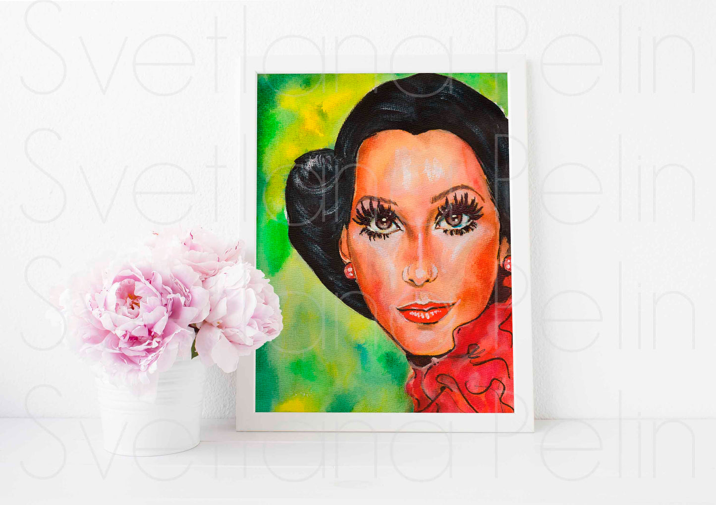 Cher, ART PRINT Signed by Artist