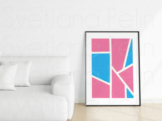 Emotion Series: Inner Structure, Abstract Art, Wall Home Decor, INSTANT DOWNLOAD