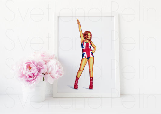 Geri, ART PRINT Signed by Artist