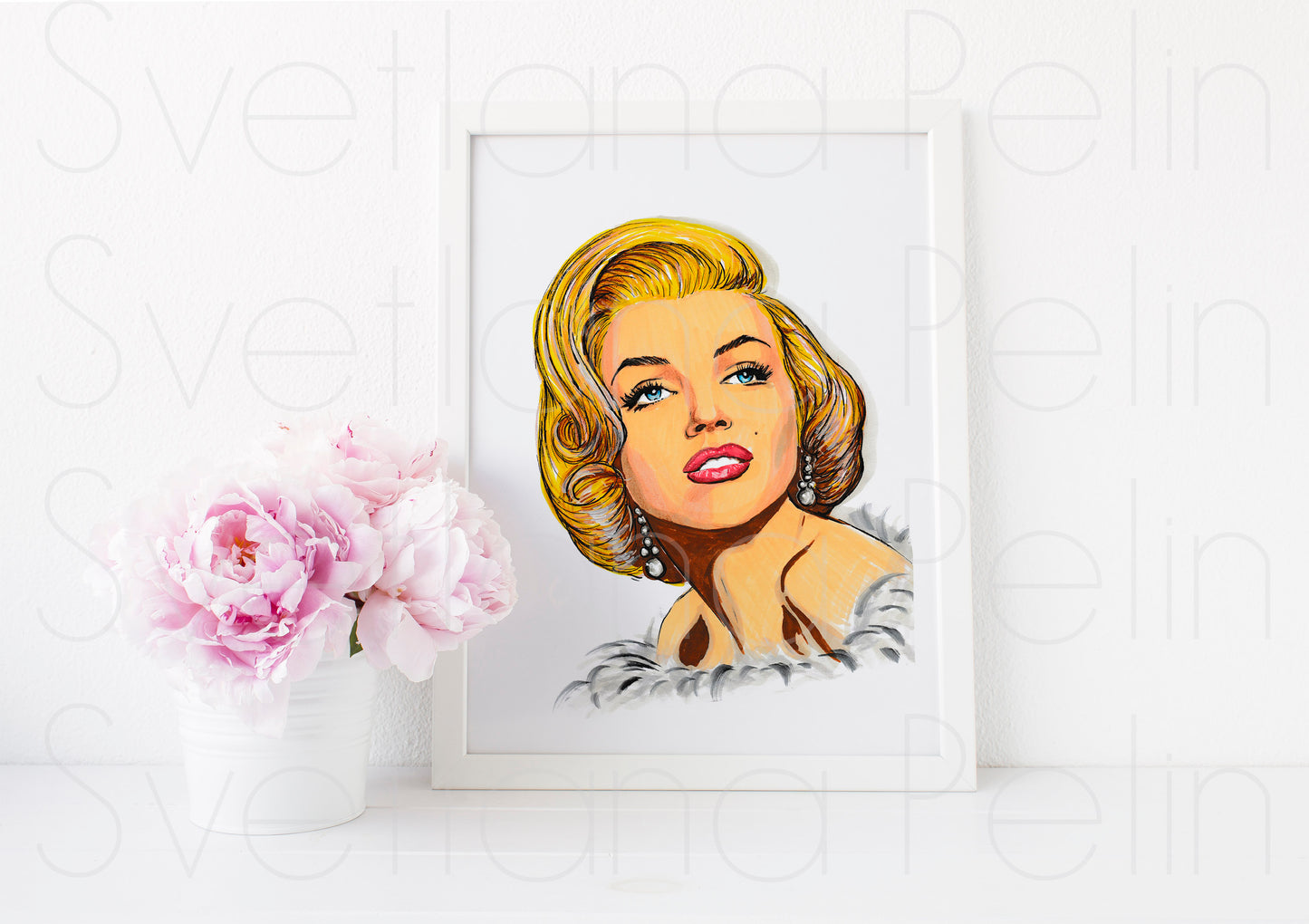 Marilyn Monroe, Frank Powolny, ART PRINT Signed by Artist