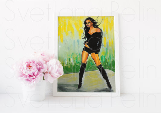 Mila Kunis, ART PRINT Signed by Artist