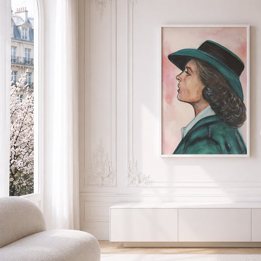 Ingrid Bergman in Casablanca | Framed Fine Art Print