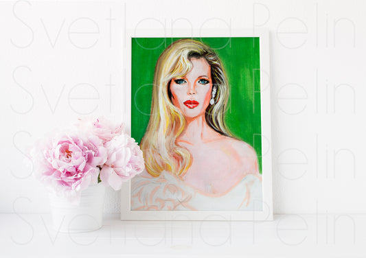 Kim Basinger, ART PRINT Signed by Artist