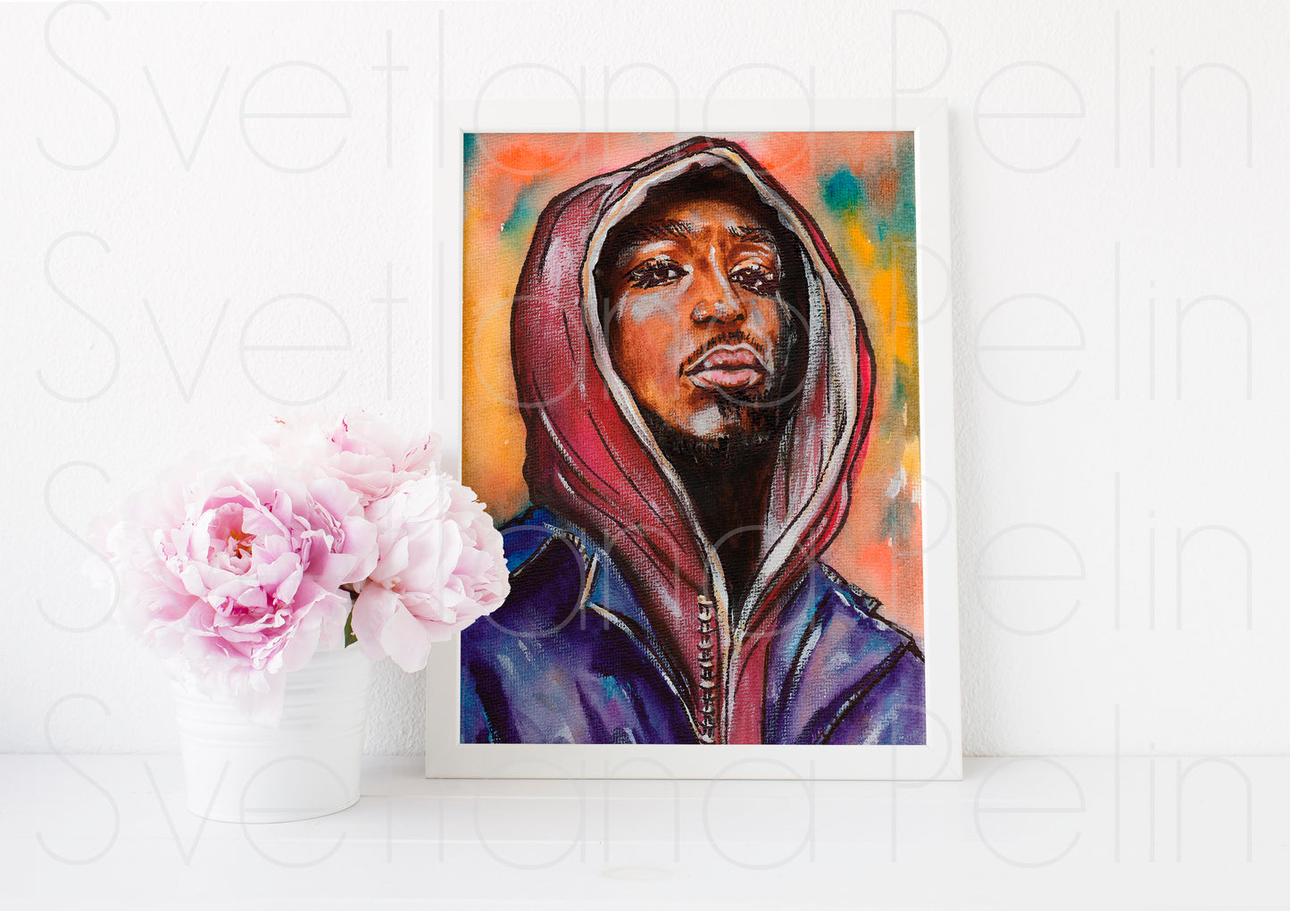 Tupac, ART PRINT Signed by Artist