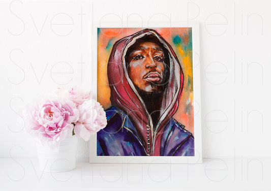 Tupac, ART PRINT Signed by Artist