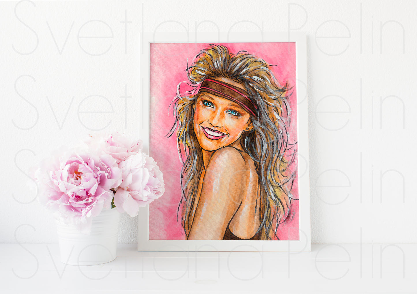 Heather Locklear, ART PRINT Signed by Artist
