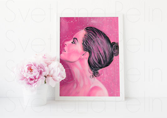 Romy Schneider, ART PRINT Signed by Artist