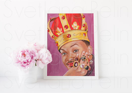 Will Smith, ART PRINT Signed by Artist