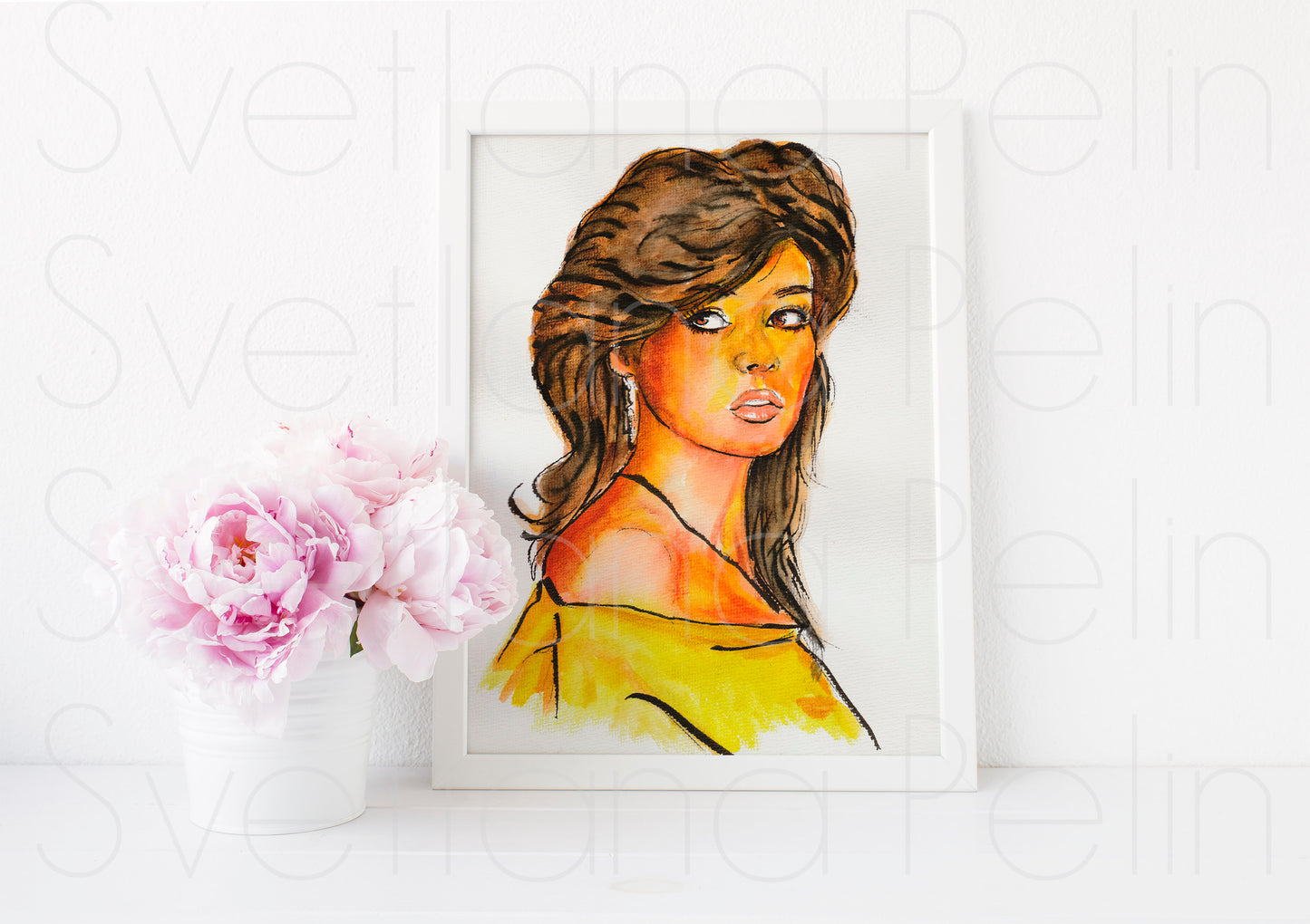 Sandra, ART PRINT Signed by Artist