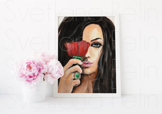 Mila Kunis, ART PRINT Signed by Artist