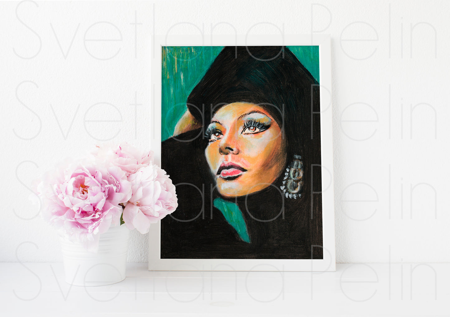 Sophia Loren, ART PRINT Signed by Artist