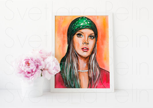 Stevie Nicks, ART PRINT Signed by Artist