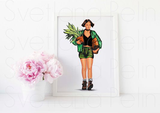 Natalie Portman, ART PRINT Signed by Artist
