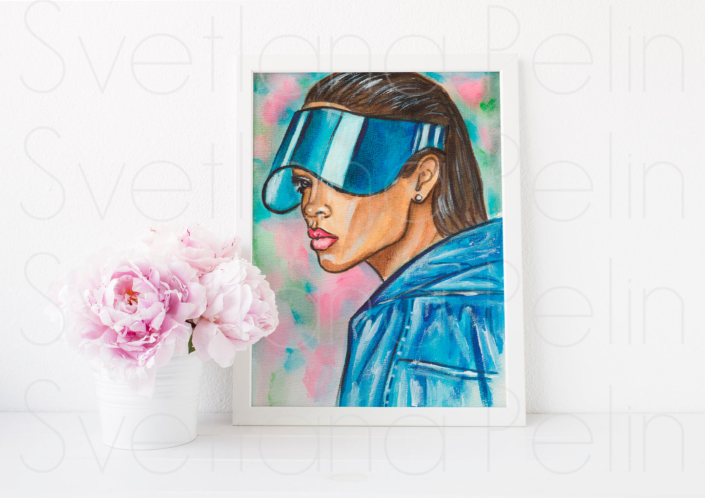 Rihanna, ART PRINT Signed by Artist