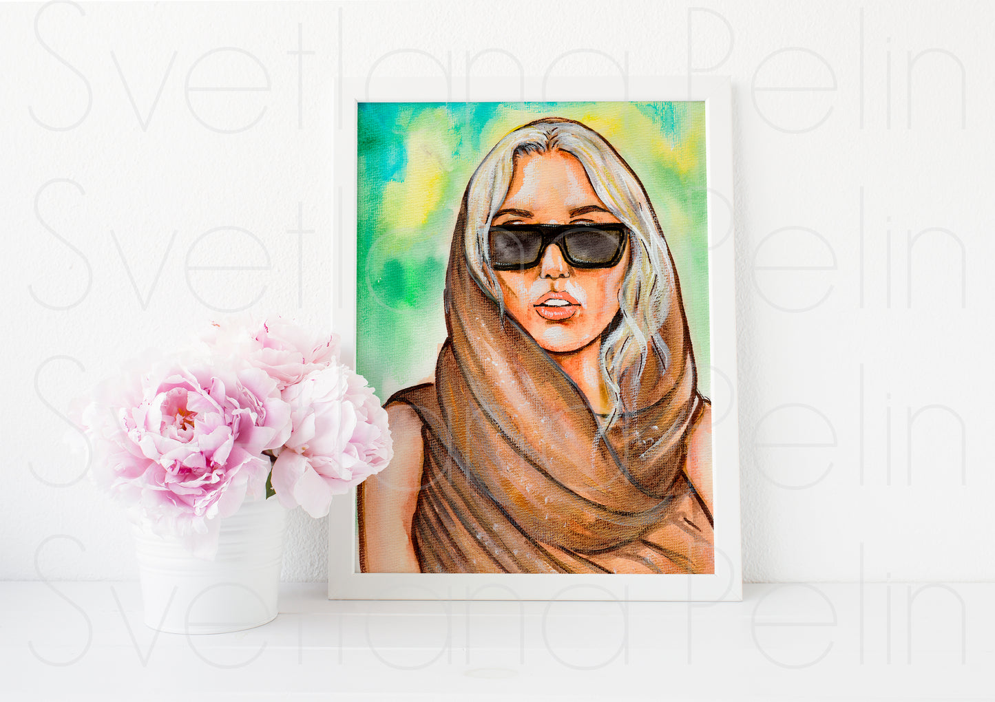 Miley, ART PRINT Signed by Artist