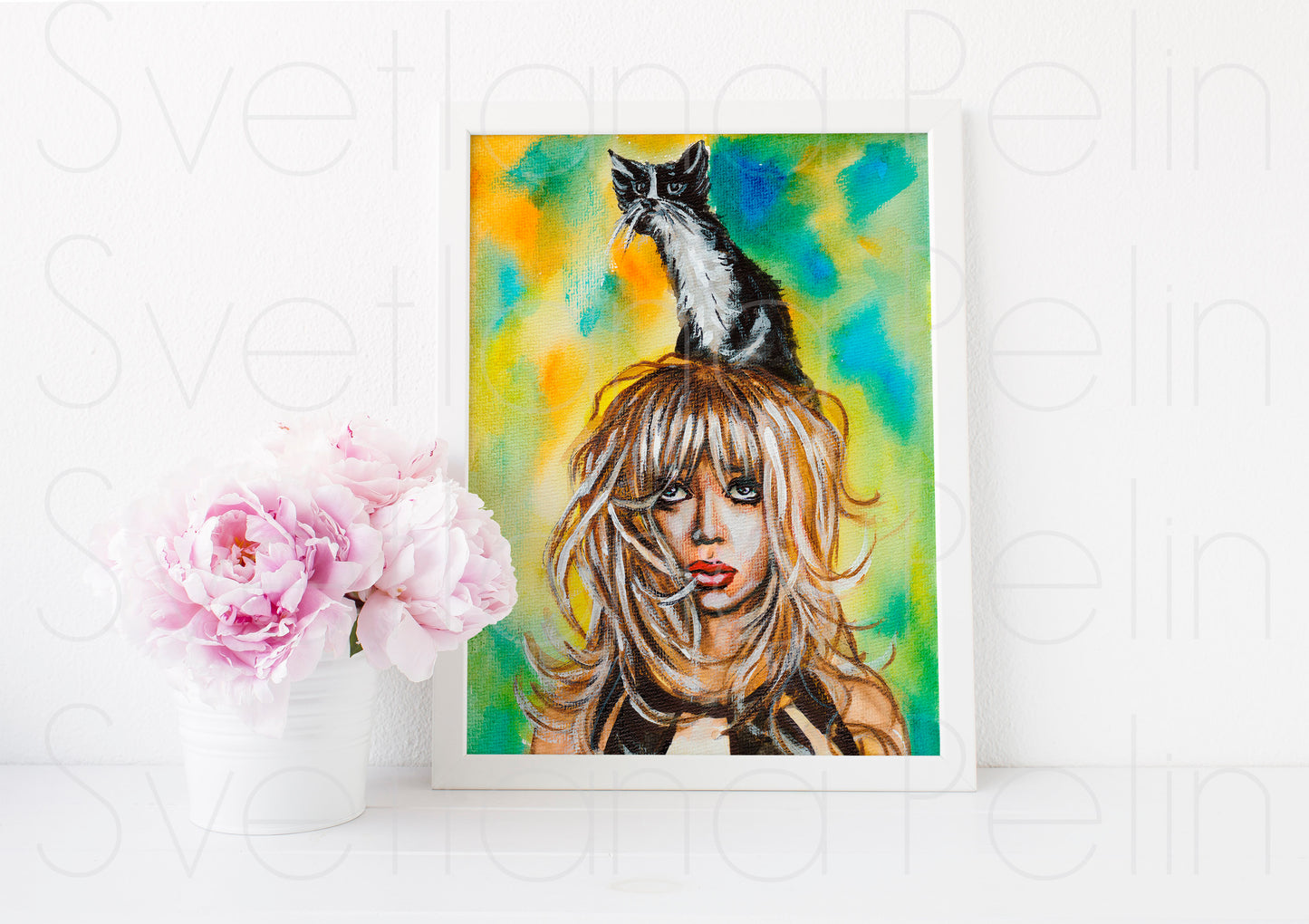 Goldie Hawn, ART PRINT Signed by Artist