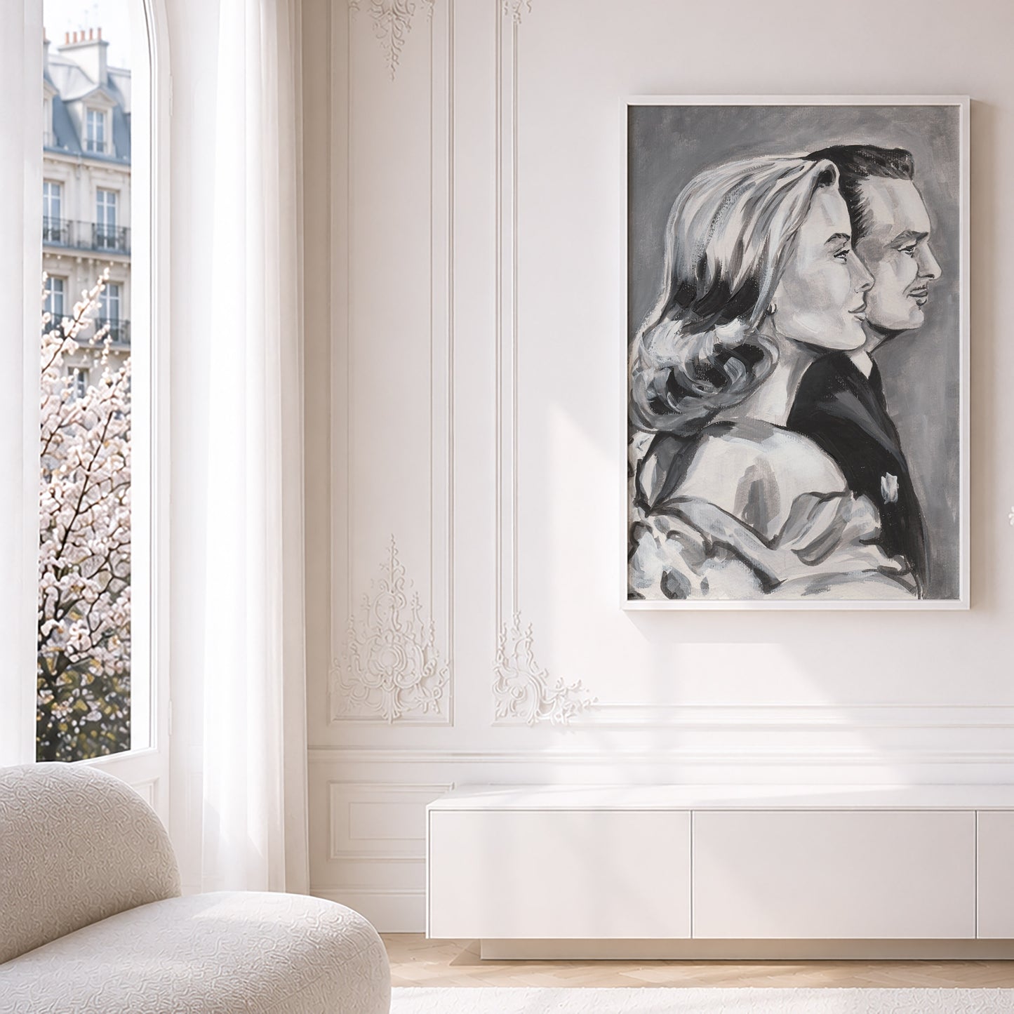 Grace Kelly and Prince Rainier III of Monaco | Framed Fine Art Print