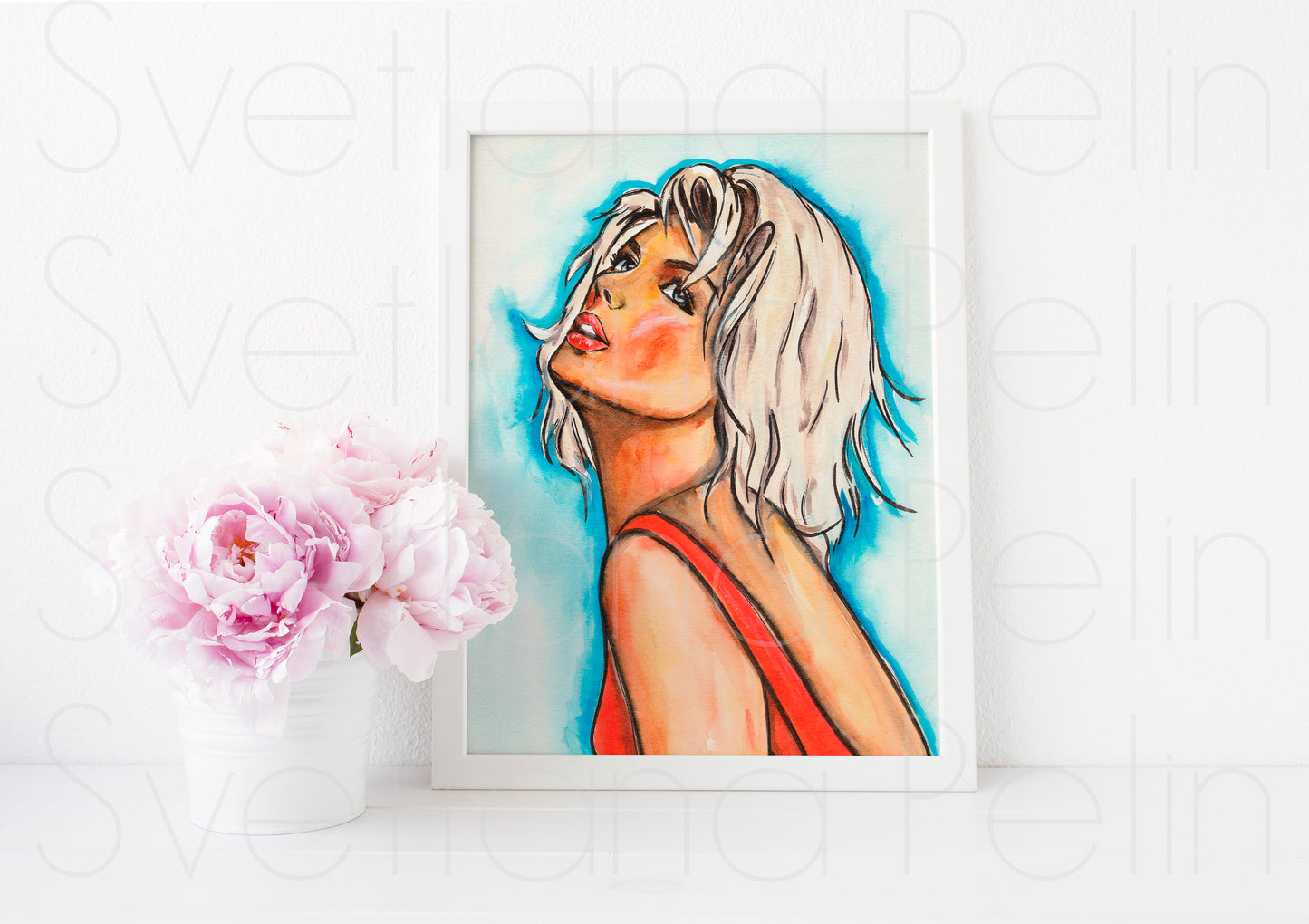 Kim Wilde, KW, ART PRINT Signed by Artist