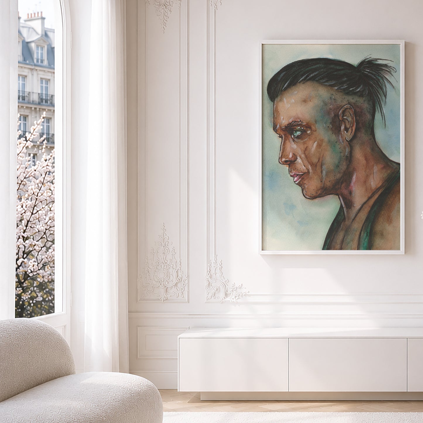 Till Lindemann | Framed Fine Art Print