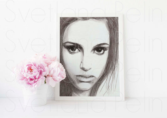 Natalie Portman, ART PRINT Signed by Artist