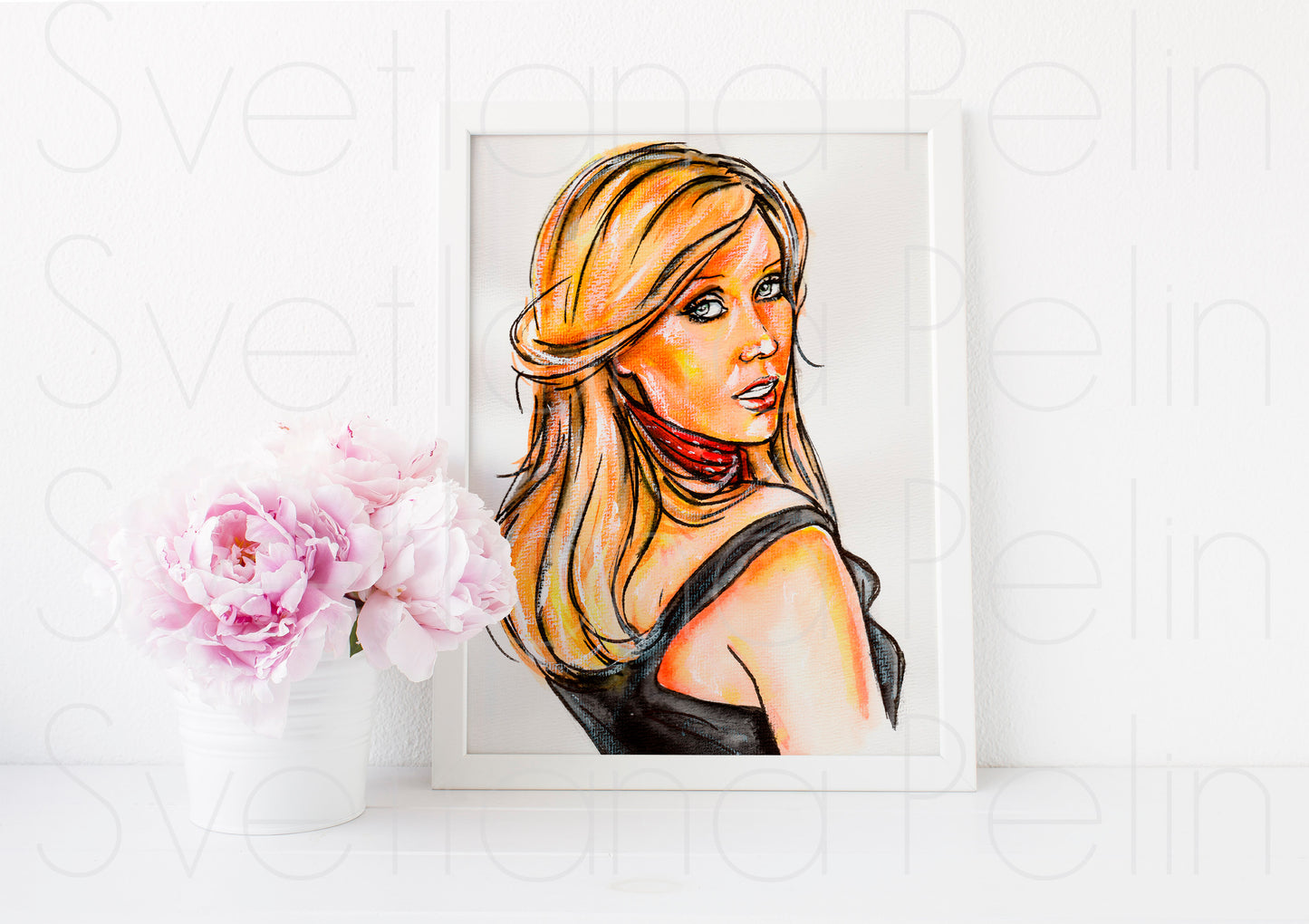 Agnetha AF,  ART PRINT Signed by Artist