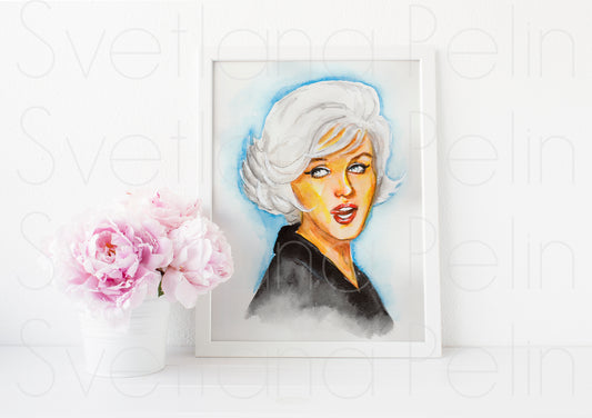 Marilyn Monroe, Something's Got to Give, ART PRINT Signed by Artist