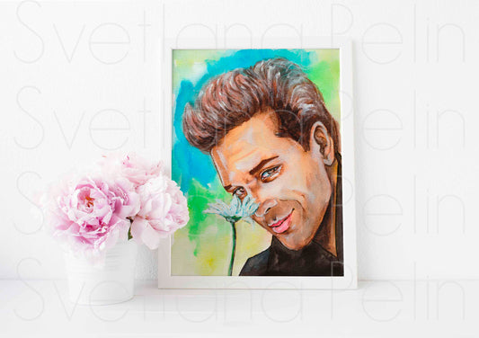 Mickey Rourke, ART PRINT Signed by Artist