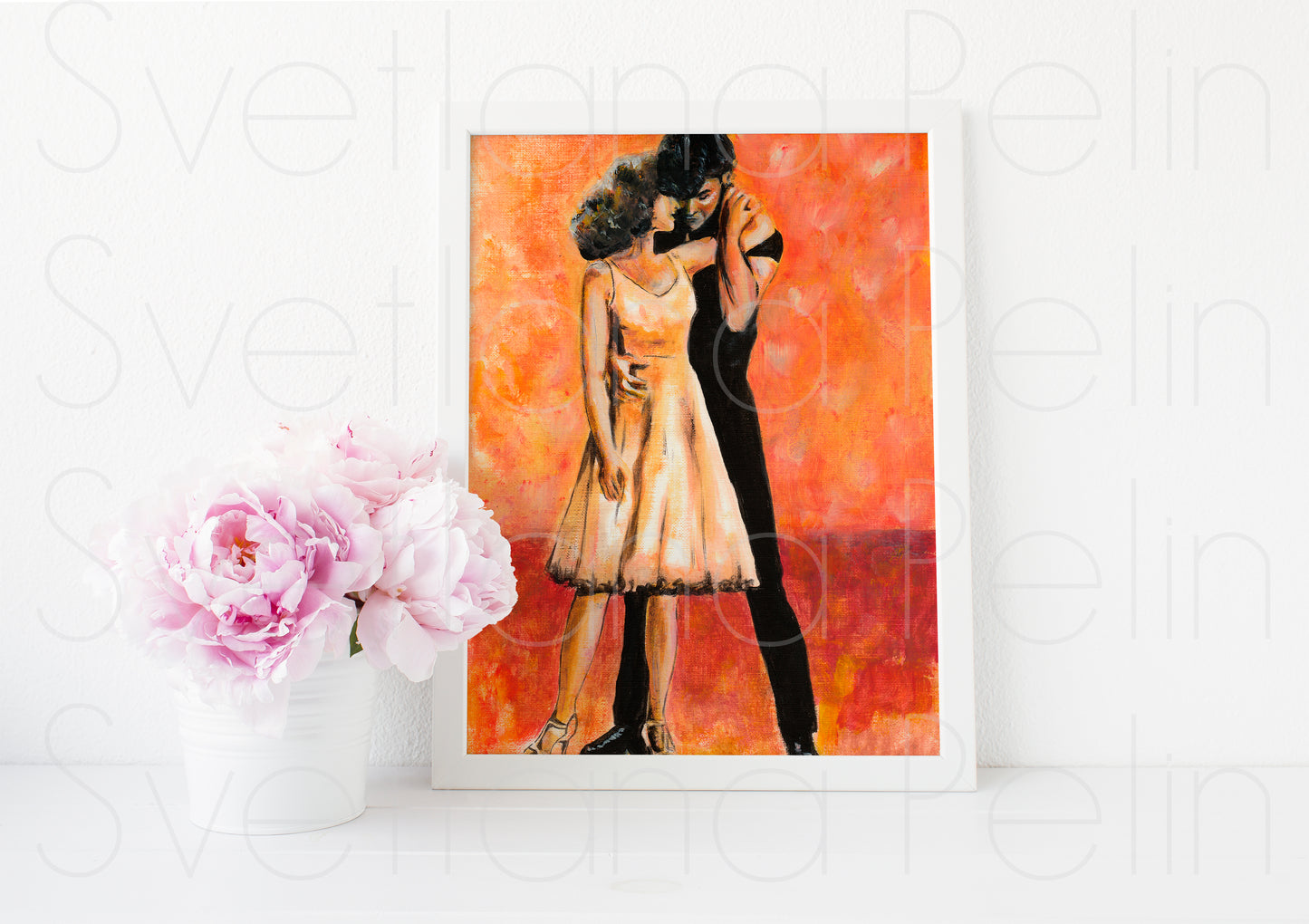 Jennifer Grey, Patrick Swayze, Dirty Dancing, ART PRINT Signed by Artist