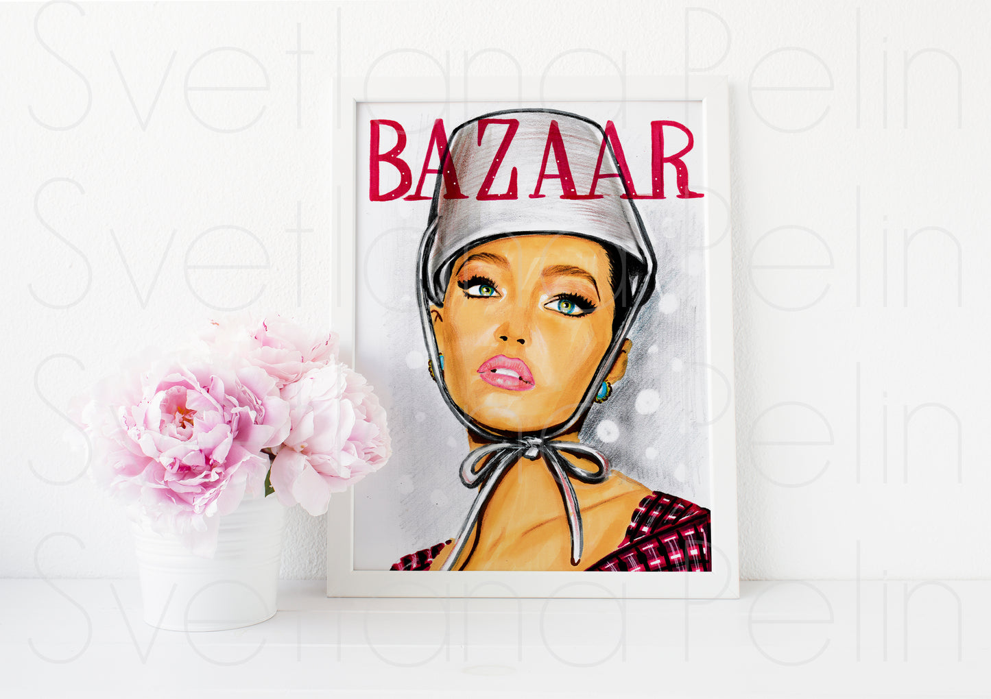 Gigi Hadid, ART PRINT Signed by Artist