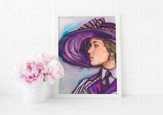 Kate Winslet, Titanic, ART PRINT Signed by Artist