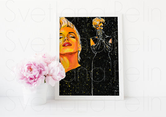 Marilyn Monroe, Milton H. Greene, Bert Stern, ART PRINT Signed by Artist