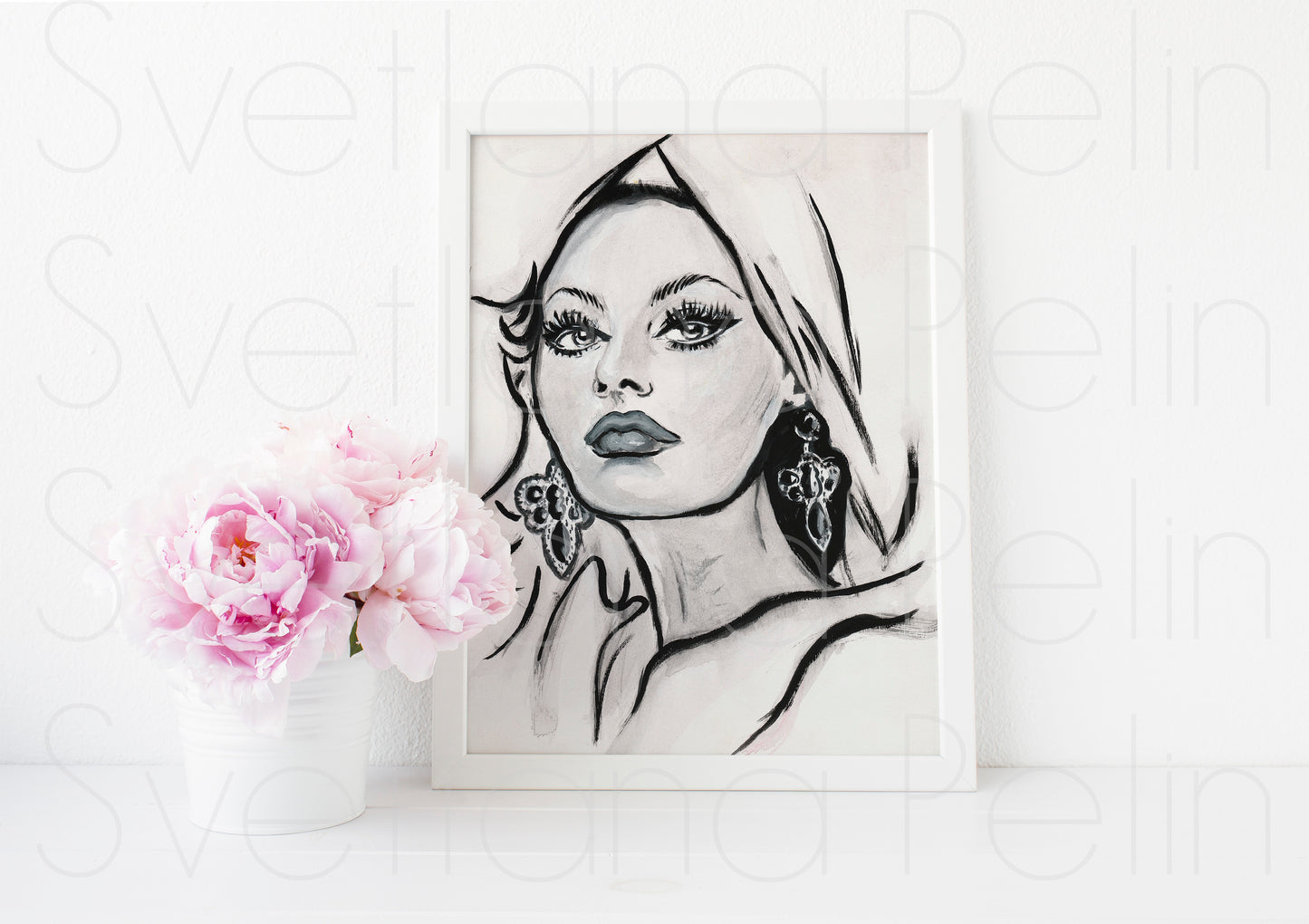 Sophia Loren, ART PRINT Signed by Artist