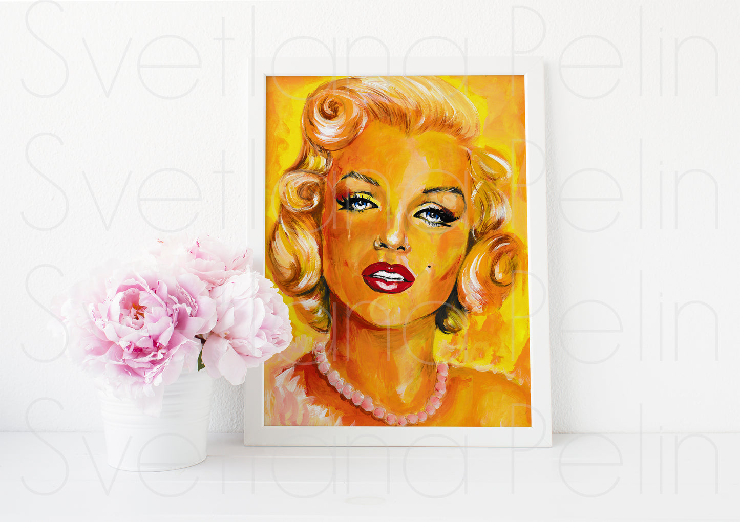 Marilyn Monroe, Gene Trindl, ART PRINT Signed by Artist