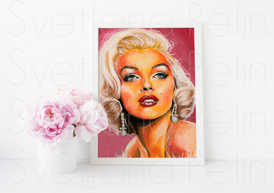 Marilyn Monroe, Frank Powolny, ART PRINT Signed by Artist