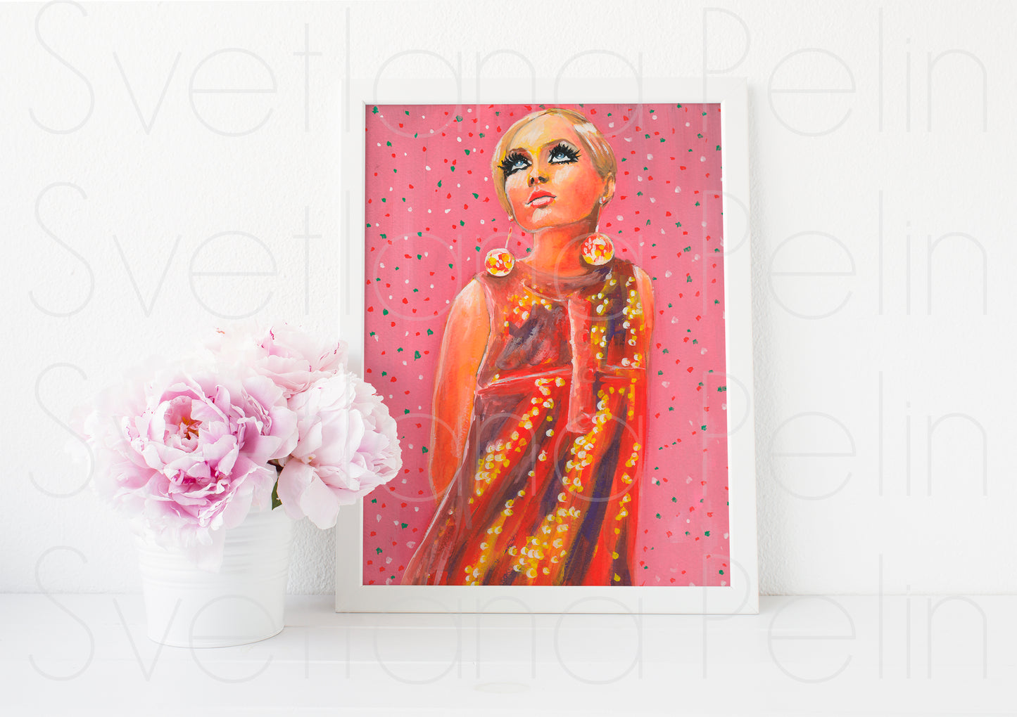 Twiggy, ART PRINT Signed by Artist