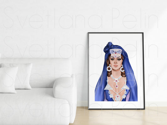 Gina Lollobrigida, Solomon and Sheba, INSTANT DOWNLOAD
