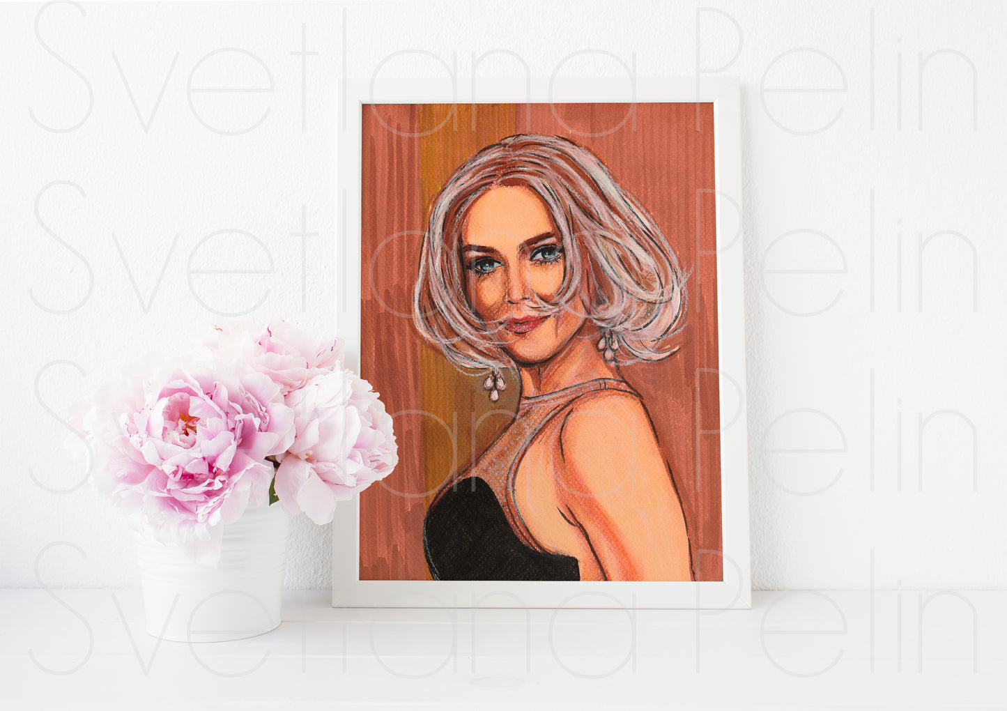 Sharon Stone, ART PRINT Signed by Artist
