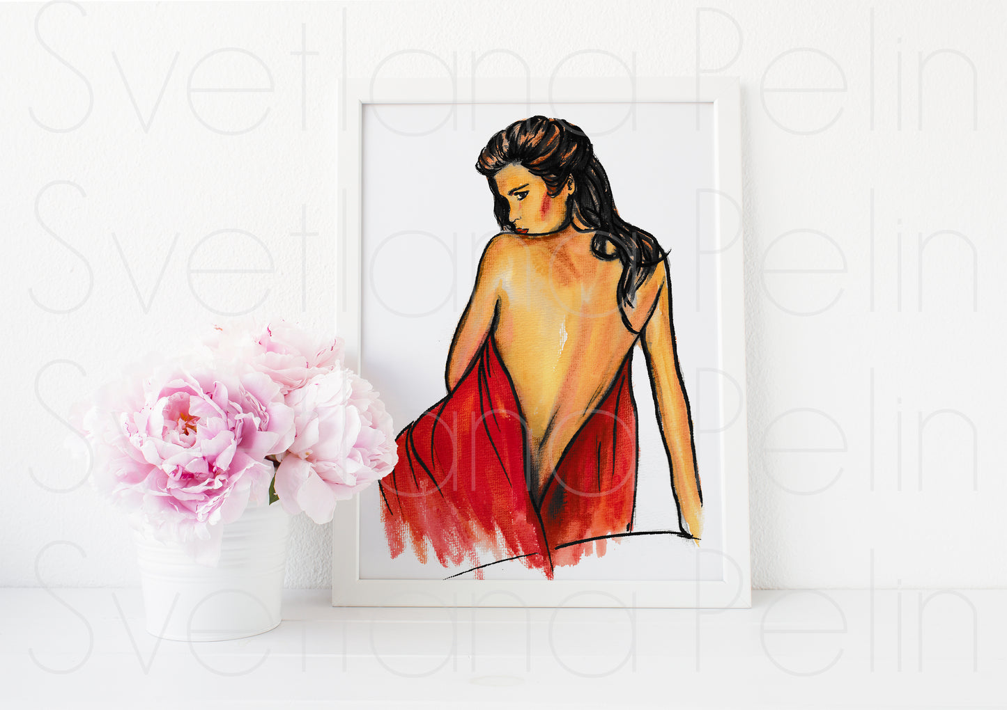 Gia Carangi, ART PRINT Signed by Artist