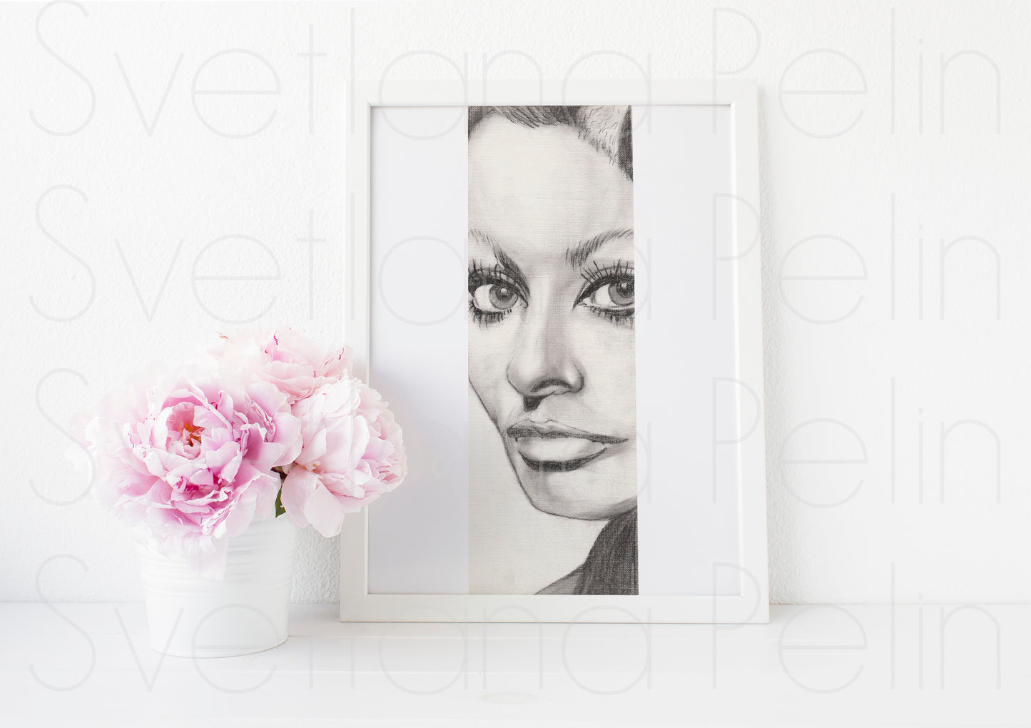 Sophia Loren, ART PRINT Signed by Artist