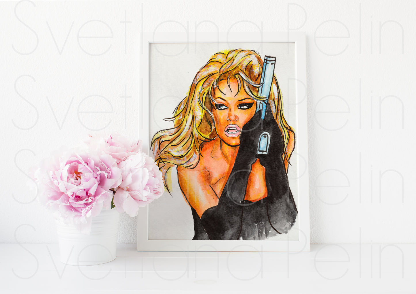 Pamela Anderson, ART PRINT Signed by Artist