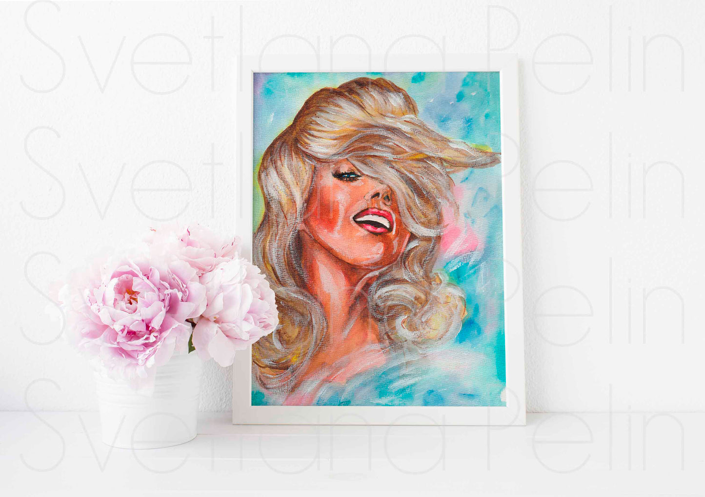 Marilyn Monroe, Jack Cardiff, ART PRINT Signed by Artist