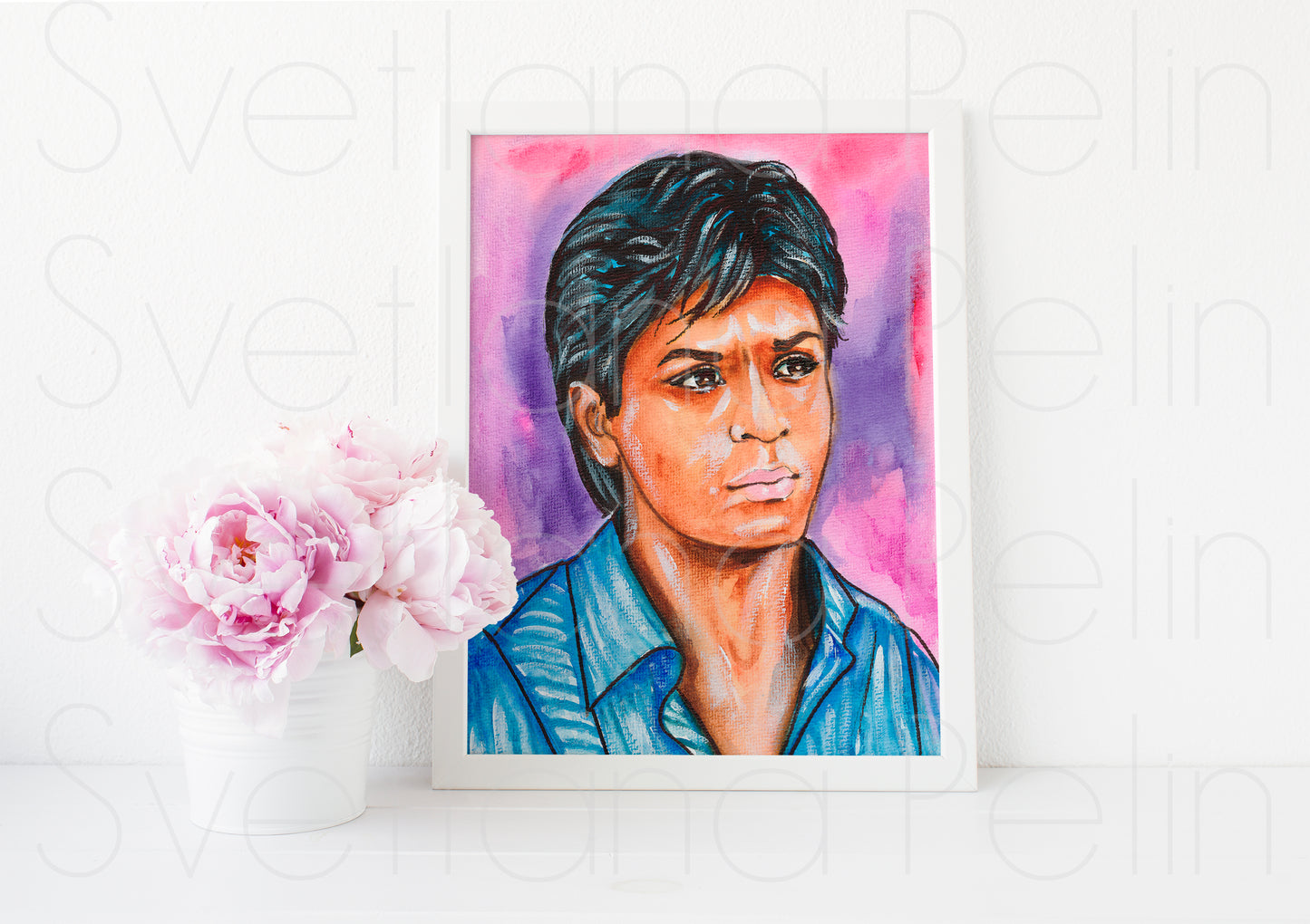 Shah Rukh Khan, ART PRINT Signed by Artist