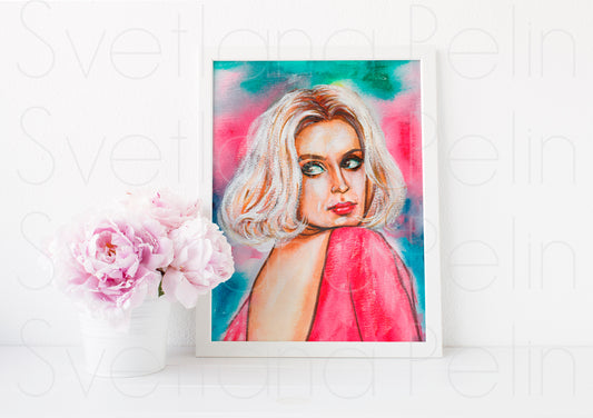 Nastassja Kinski, ART PRINT Signed by Artist