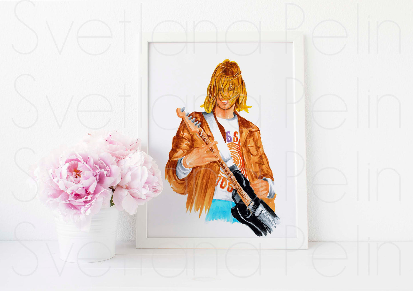 Kurt, KC, ART PRINT Signed by Artist