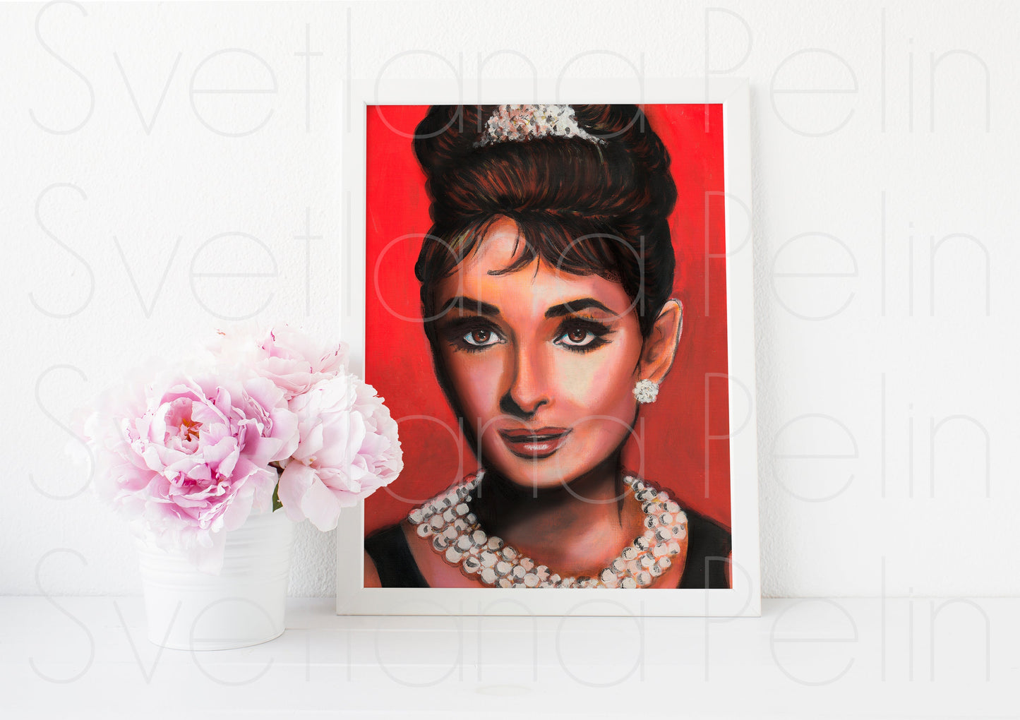 Audrey Hepburn, Breakfast at Tiffany's, ART PRINT Signed by Artist