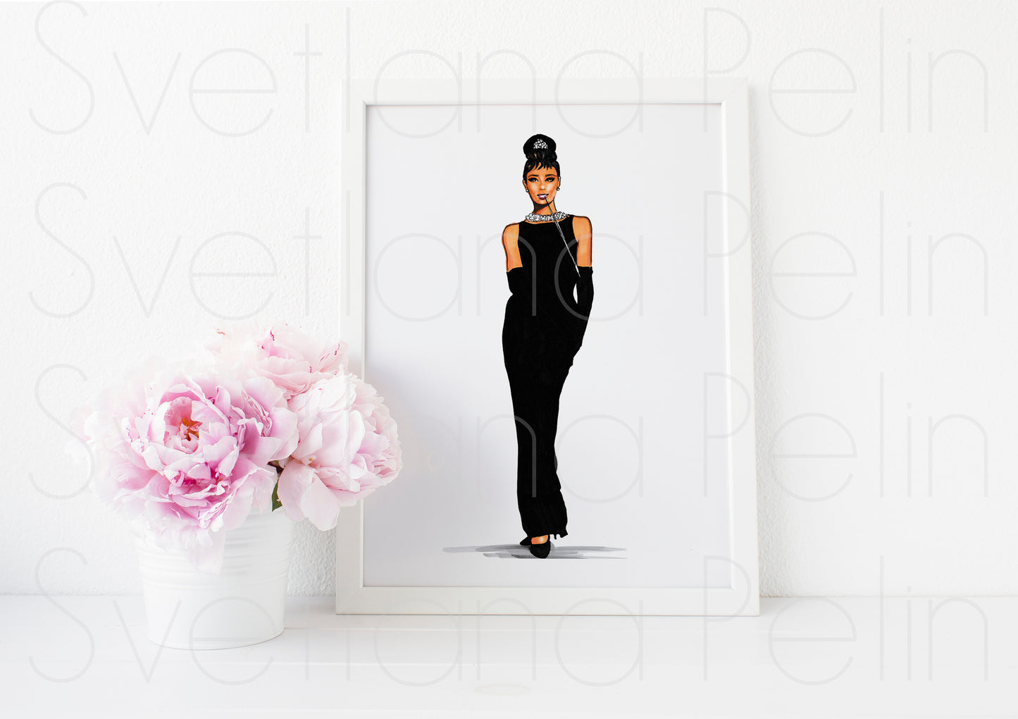 Audrey Hepburn, Breakfast at Tiffany's, ART PRINT Signed by Artist